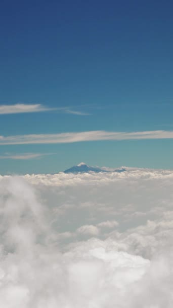 Pico Orizaba Vulkaan Citlaltepetl Hoogste Berg Van Mexico Hoge Kwaliteit — Stockvideo