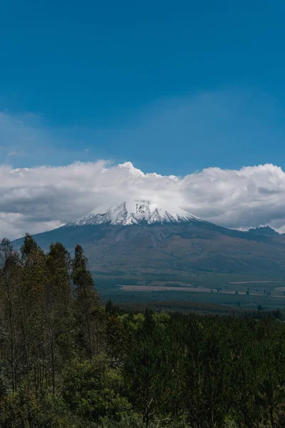 Cotopaxi Vulkaan Ecuador Luchtfoto Hoge Kwaliteit Foto — Stockfoto