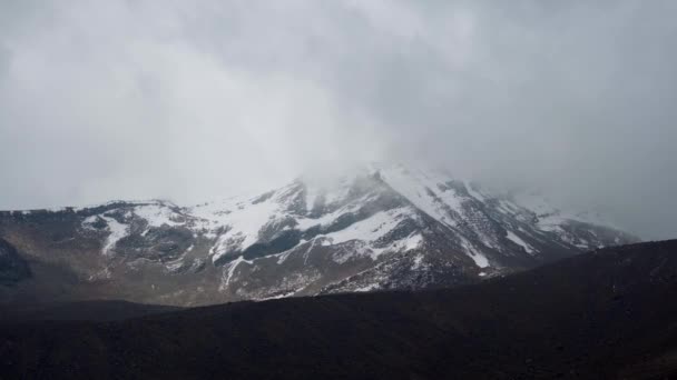 キンボラゾ火山 エクアドルの太陽の最も近い点 — ストック動画