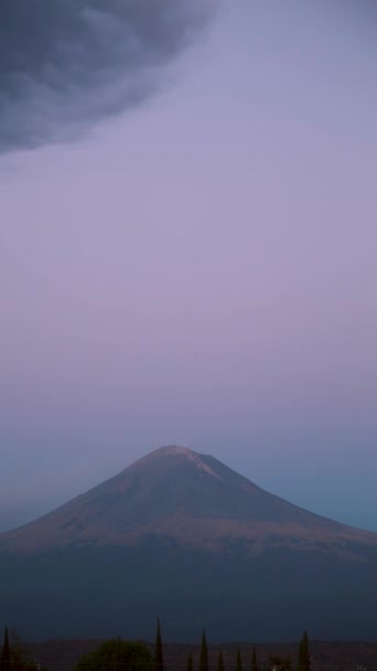 Vulcano Popocatepetl Messico Fumarole — Video Stock