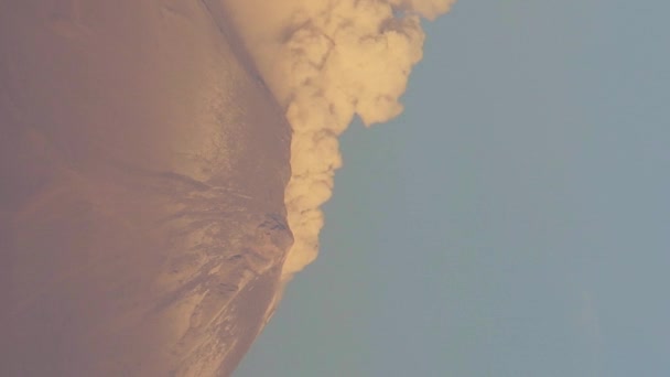 Popocatepetl Utbrott Fascinerande Video Dess Fumaroler Release — Stockvideo