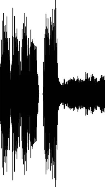 Musical Vibrations Graphic Art Vibrant Colored Audio Waveform — Stock Photo, Image