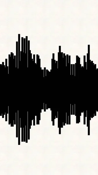 Sztuka Sou Subtelne Miękkie Audio Waveform Image — Zdjęcie stockowe