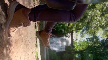 Road Trip Adventure: Boots ready to explore new horizons