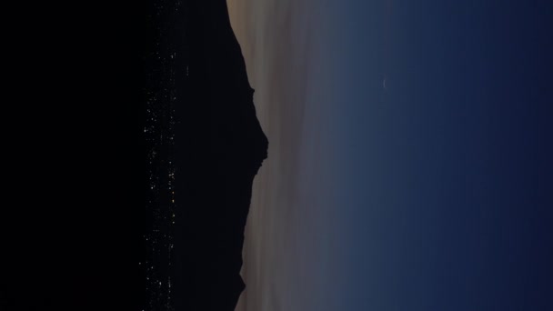 Wulkan Malinche Meksyk Poruszający Się Wschód Słońca Złapany Fascynujący Timelapse — Wideo stockowe
