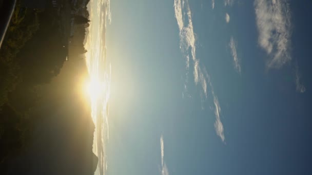 Gyönyörű Napkelte Zacatlan Las Manzanas Miradorban Pueblában — Stock videók