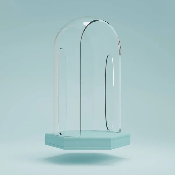 Rendering Display Product Abstract Minimal Scene Geometric Podium Platform Stand — Stock Photo, Image