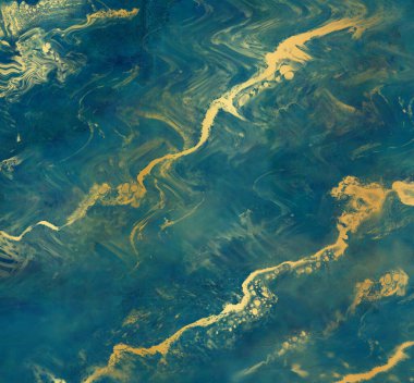 Akrilik boya ve fırça darbelerinden soyut arkaplan