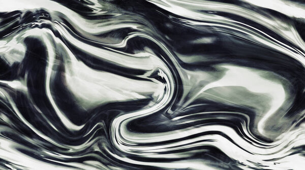 абстрактный черно-белый акриловый фон