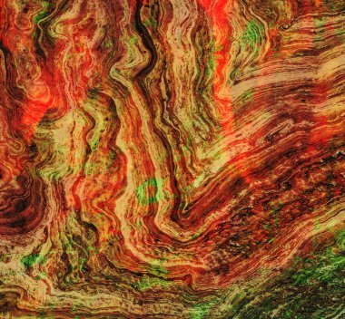 Sudaki renkli sıvının soyut arkaplanı