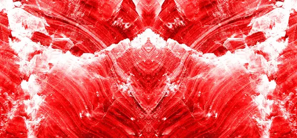 水彩絵の具の質感を持つ赤色の抽象的な背景 — ストック写真