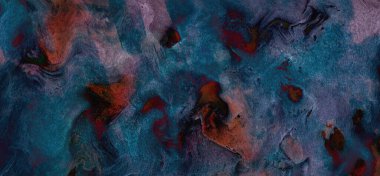 Yağ sıçramalı renkli mermer arkaplan