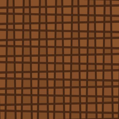 Kahverengi ve bej desenli tüvit kumaşı kontrol edin. Çeşitli zigzag yüzeyinin soyut arkaplanı. Farklı renklerde doğal kaotik doku, ahşap desen, ahşap desen, ahşap desen..