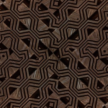 Kahverengi ve bej desenli tüvit kumaşı kontrol edin. Çeşitli zigzag yüzeyinin soyut arkaplanı. Farklı renklerde doğal kaotik doku, ahşap desen, ahşap desen, ahşap desen..