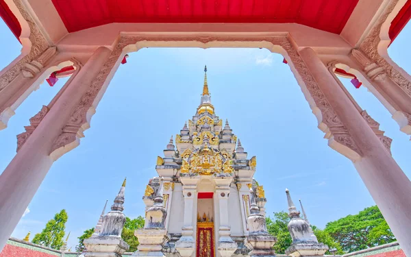 Surat Thani Tajlandia Kwi 2023 Starożytna Pagoda Mahajany Wat Phra — Zdjęcie stockowe