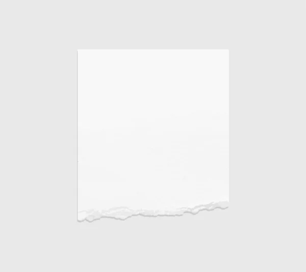 Tépett Papírszélek Tépett Papír Textúra Papírcímke Fehér Papírlap Háttér Nyírás — Stock Vector
