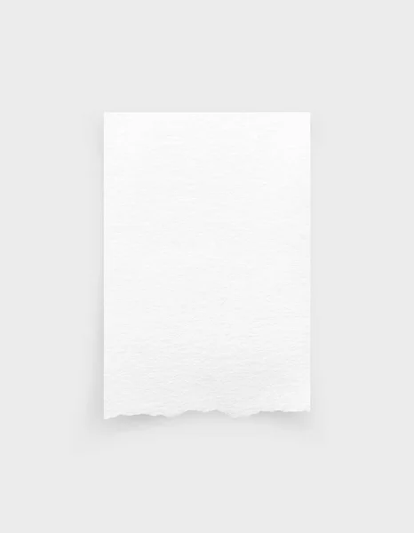 Torn Paper Edges Ripped Paper Texture Paper Tag White Paper — Stock Photo, Image