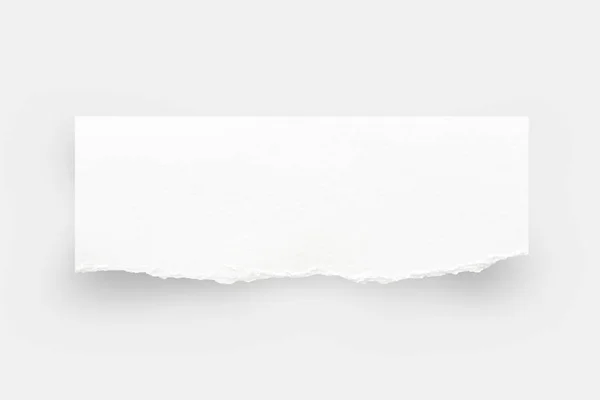 Gescheurde Papieren Randen Gescheurde Papieren Textuur Papieren Plaatje Wit Vel — Stockfoto