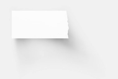 Yırtık kağıt kenarları. Yırtılmış kağıt dokusu. Kağıtlar. Kırpma yolu ile arka plan için beyaz kağıt sayfa. Kapat..