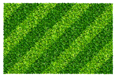 Spor ve eğlence için yeşil çimen alanı arka planı. Gerçekçi yeşil çimen deseni ve dokusu.