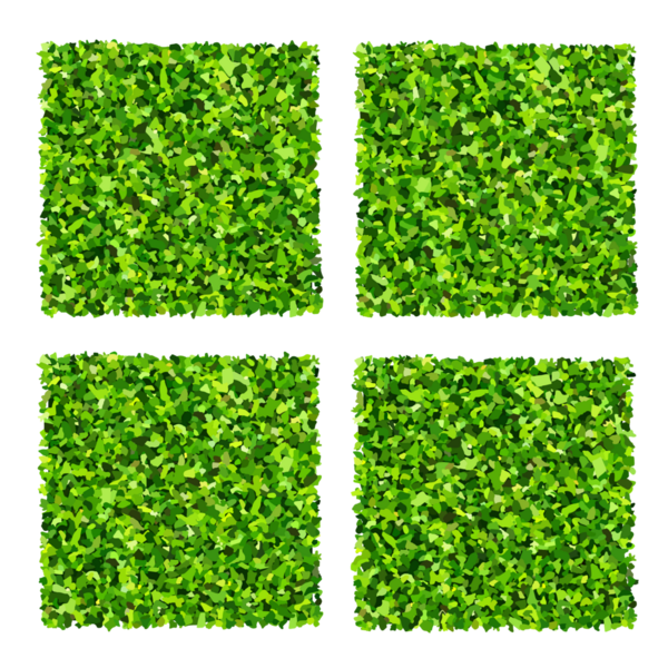 Yeşil çimen seti. Gerçekçi yeşil çimen deseni ve arka plan dokusu. Yapay yeşil çimen halısı.
