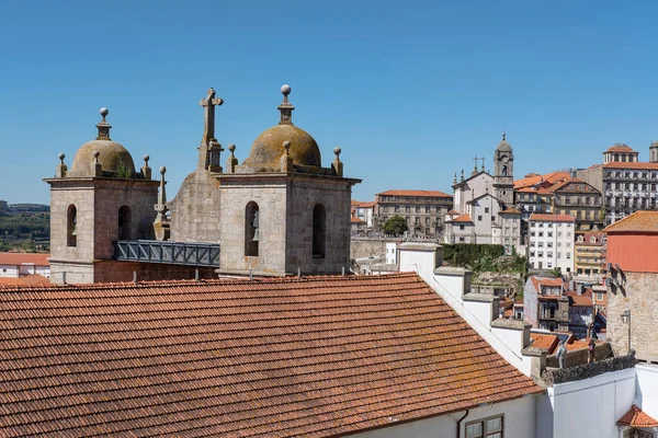 Oporto Portugal Septiembre 2022 Azotea Iglesia Convento Igreja Dos Grijos —  Fotos de Stock