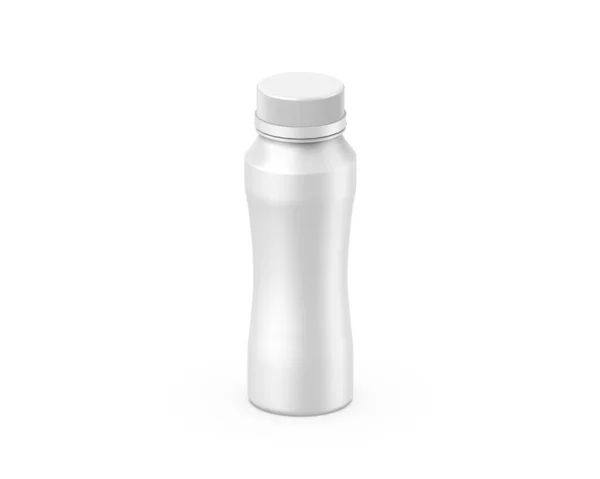 模拟和设计演示用空白塑料酒瓶 3D渲染说明 — 图库照片
