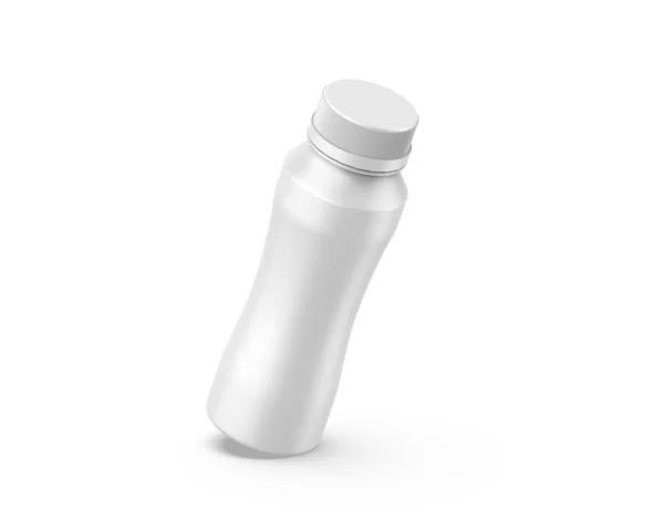 モックアップとデザインプレゼンテーションのためのブランクプラスチックドリンクボトル 3Dレンダリングイラスト — ストック写真