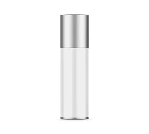 Maqueta Botella Spray Desodorante Con Tapa Cerrada Para Presentación Diseño —  Fotos de Stock