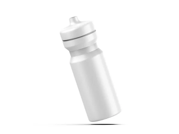 Plastic Sport Sipper Flessen Voor Water Geïsoleerde Mock Template Ontwerp — Stockfoto