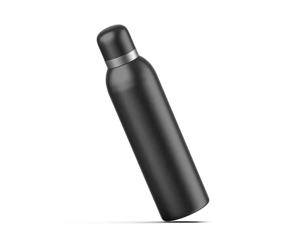 Pusta Aluminiowa Puszka Dezodorantu Znakowania Modelowania Ilustracja Renderowania — Zdjęcie stockowe