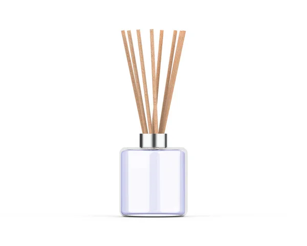 Reed Blank Difusor Aroma Vara Fragrância Perfume Caixa Papel Embalagem — Fotografia de Stock