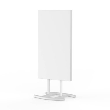 Ücretsiz Reklam Posteri Holder Metal Standı. 3d Görüntüleme
