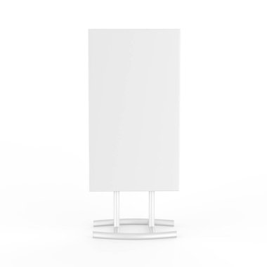 Ücretsiz Reklam Posteri Holder Metal Standı. 3d Görüntüleme