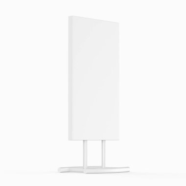 Ücretsiz Reklam Posteri Holder Metal Standı. 3d Görüntüleme