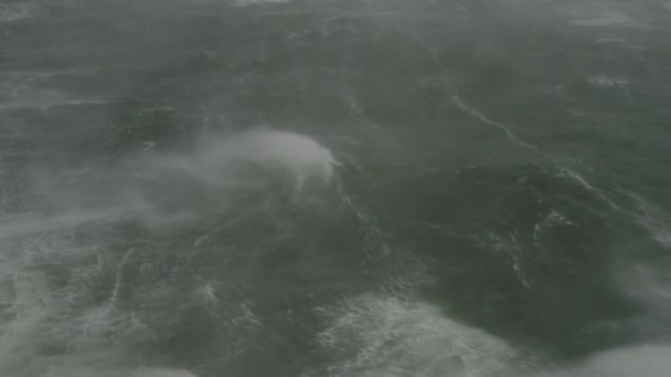 Καταιγίδα Στη Βόρεια Θάλασσα Κάτω Χώρες — Αρχείο Βίντεο