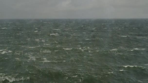 荷兰北海的风暴 — 图库视频影像