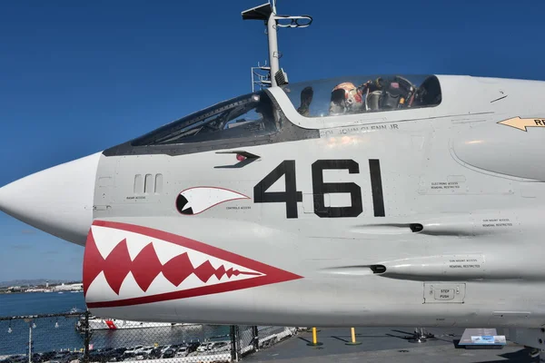 Particular Avión Guerra Bordo Compañía Aérea Midway San Diego — Foto de Stock