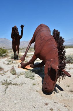 Anza Borrego Ulusal Parkı 'nda sanat eseri