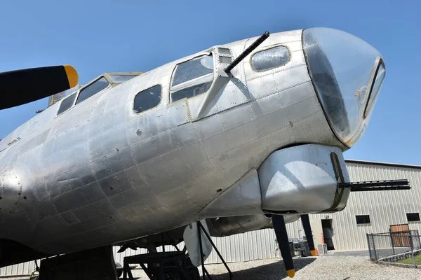 Kalifornien Usa April 2023 B17 Återställd Utställningen Flygplan Berömmelse Museum — Stockfoto