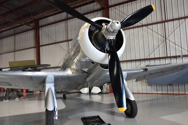 Калифорния Сша Апрель 2023 Года Восстановленные Самолеты Экспозиции Музея Самолетов — стоковое фото