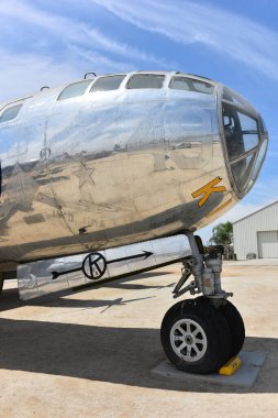 Boeing B29, Riverside 'daki Fairchild Müzesi' nde sahne üstadı.