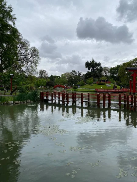 Japanese Garden Som Ligger Buenos Aires Offentlig Park Buenos Aires — Stockfoto