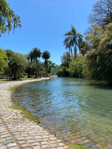 Buenos Aires Argentina Vacker Utsikt Över Stadsparker Ekologiskt Reservat Som — Stockfoto