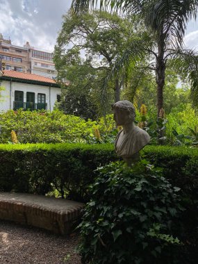 Enrique Larreta Müzesi 'ndeki avlu, Buenos Aires, Arjantin.