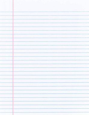 Boş yapraklı defter kağıdı arkaplanı