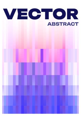 Pembe, mor ve mavi tonlarda renkli dijital bloklar içeren soyut bir dikey pikselli arka plan. Eğim yukarıdaki yumuşak pastel renklerden doymuş renklere doğru sorunsuzca akar. 