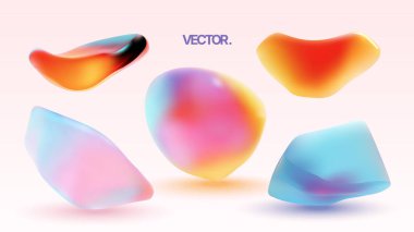 Bu canlı vektör şekilleri modern tasarım, sanatsal girişimler ve çeşitli dijital uygulamalarda kullanmak için mükemmeldir.