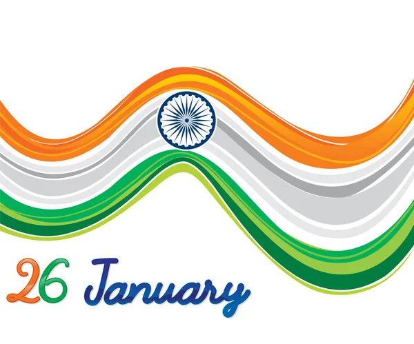 abstract artistic creative tri color indian flag vector illustration