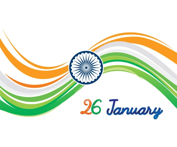 abstract artistic creative tri color indian flag vector illustration